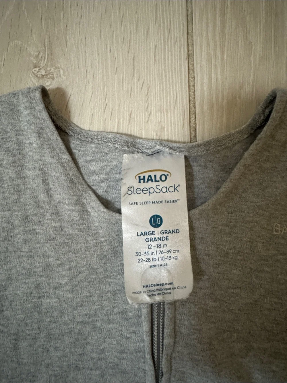Grey Halo Sleep Sack